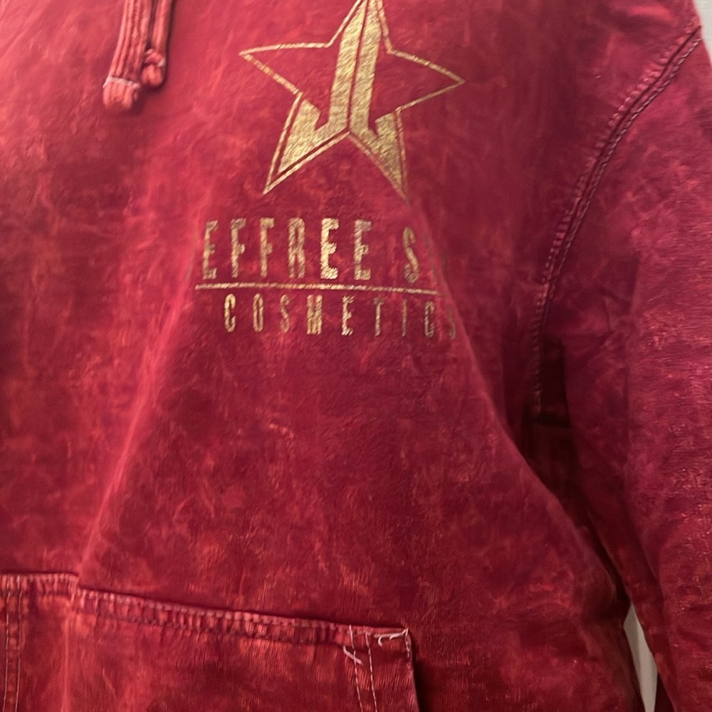 Jeffree Star hoodie size xs GUC distressed look - Picture 2 of 5